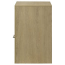 Hendricks 1-drawer Nightstand Bedside Table with Cubby Light Oak