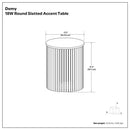 Demy - Handcrafted Metal Accent Table by Unique Piece Furniture