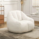 Comfy Bean Bag Chair With Memory Foam Filler, Tufted Soft by Unique Piece Furniture