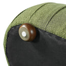 Upholstered Ottoman, Oval Shape by HouseOfZazla