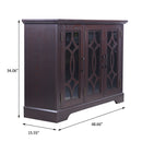 Spacious Sideboard With 3 Doors - Ox Blood Red by HouseOfZazla