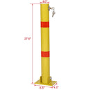 Parking Bollard Pole Barrier With Lock for Car Parking Protection by HouseOfZazla