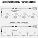 Yescom 12V Adapter Connector Cable for LED Deck Light by yescomusa