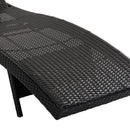 K&K 80'' Patio Wicker Chaise Lounge Chairs Set of 2 by HouseOfZazla