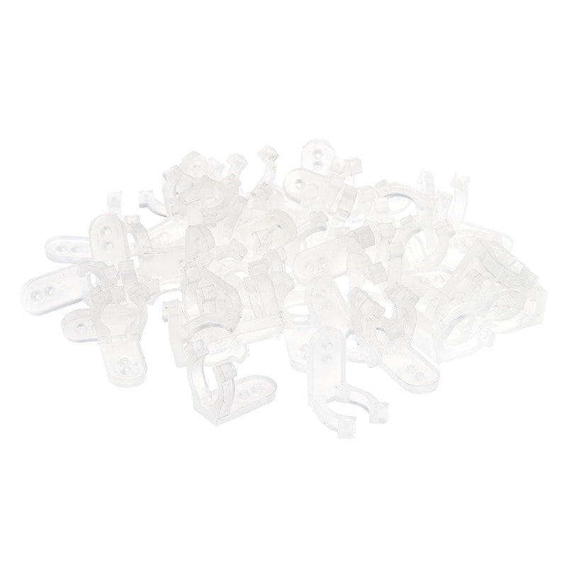 Yescom PVC Christmas Lighting Wall-Mounting Clips 1/2" 50 Pcs