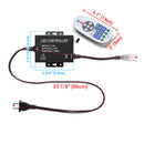 Yescom 110V LED Controller & RF Remote for Neon Rope Light 2700K
