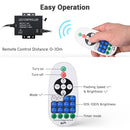 Yescom 110V LED Controller & RF Remote for Neon Rope Light 2700K