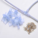 Yescom LED Neon Splice Kit 2-Wire Connectors & Pins 10-Set 14x7mm by yescomusa