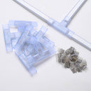 Yescom LED Neon Splice Kit 4-Wire Connectors & Pins 10-Set 18x8mm
