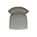 Triomphe - Rattan Wicker High Back Armless Counter Bar Stool by HouseOfZazla
