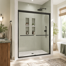 44-48" W x 76" H Framed Double Sliding Shower Door by HouseOfZazla