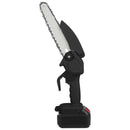Electric Mini Chainsaw Portable Handheld Cordless Small Chain Saw Battery Powered with 2Pcs 1200mAh Rechargeable Batteries 8in Chains Gloves Goggles f