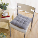 4Pcs Chair Cushion Pads Pillow 15.75x15.75x2.37in Soft Tie On Square Sitting Mats For Home Office Car Sitting Travel