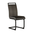 Modern Dining Chairs With High Back Upholstered Design Metal Legs by Unique Piece Furniture