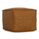 Brody - Square Pouf - Tan by HouseOfZazla