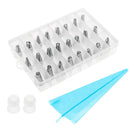 Cake Decorating Kit with 24 Tips, Bags & Case by LJGDeals
