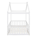 Bed House Bed Frame With Fence by HouseOfZazla