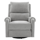 Manual Recliner Massage Chair With Swivel Rocker, 8 Massage Modes, Side Storage Pocket