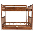 Bunk Bed With Ladders And 2 Storage Drawers by Unique Piece Furniture
