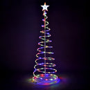 Yescom 5' Lighted Spiral Christmas Tree LED Decor Battery Powered