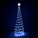 Yescom 5' Lighted Spiral Christmas Tree LED Decor Battery Powered