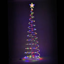 Yescom 6' Lighted Spiral Christmas Tree Xmas Decor Battery Operated