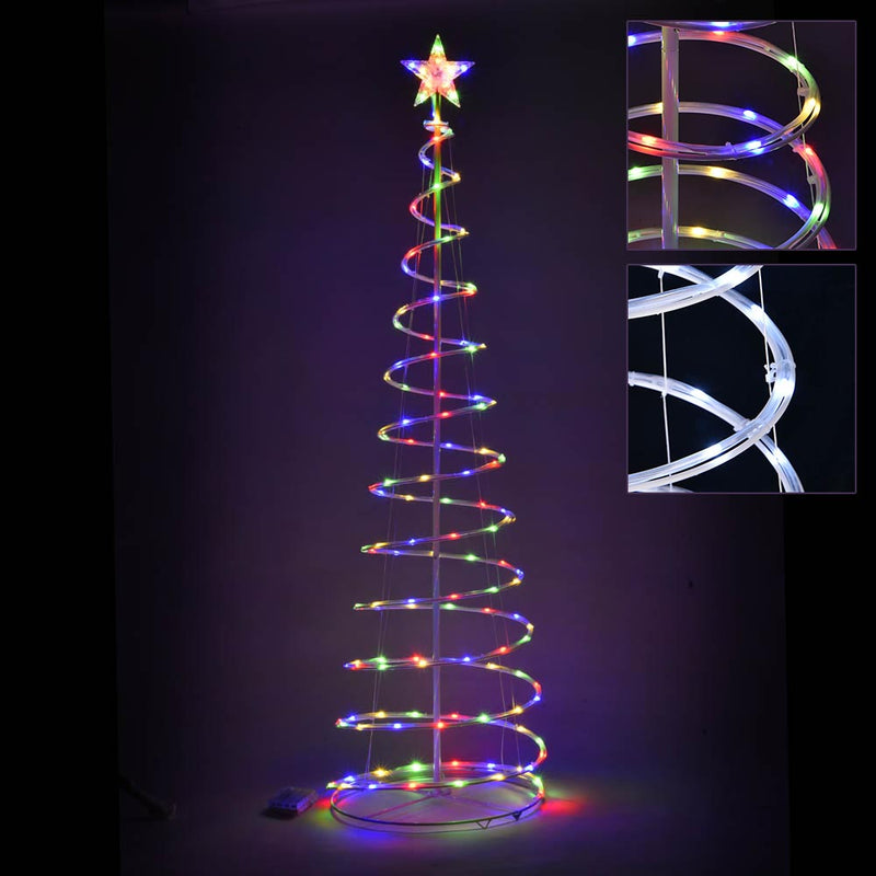 DIY 6' LED Spiral Christmas Tree Indoor & Outdoor