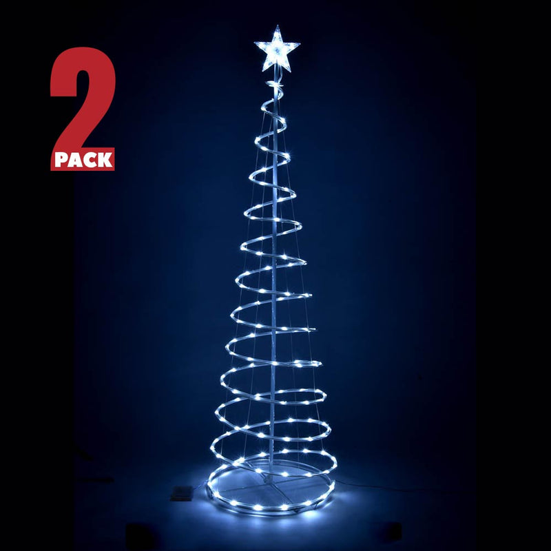 DIY 6' LED Spiral Christmas Tree Indoor & Outdoor