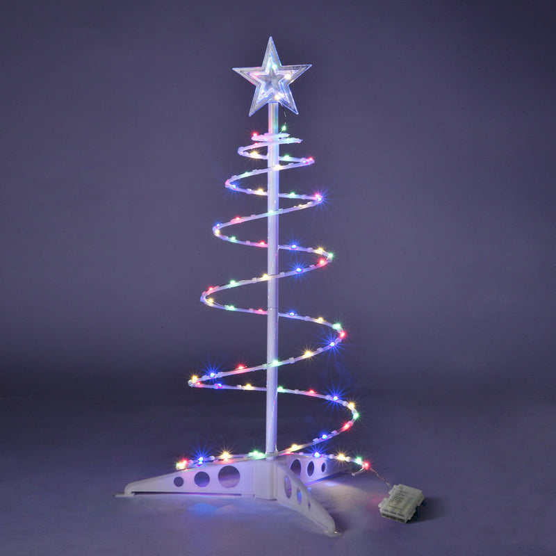 DIY 2ft Spiral Christmas Tree Small Battery Operated