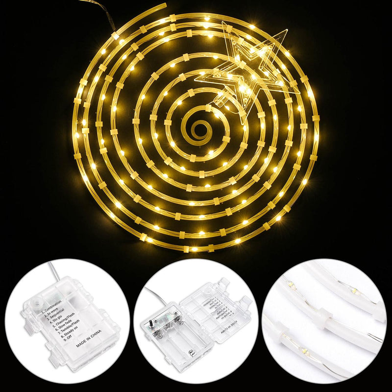 Yescom 2' Pre-Lit Spiral Christmas Tree Battery Operated