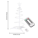 Yescom 2' Pre-Lit Spiral Christmas Tree Battery Operated