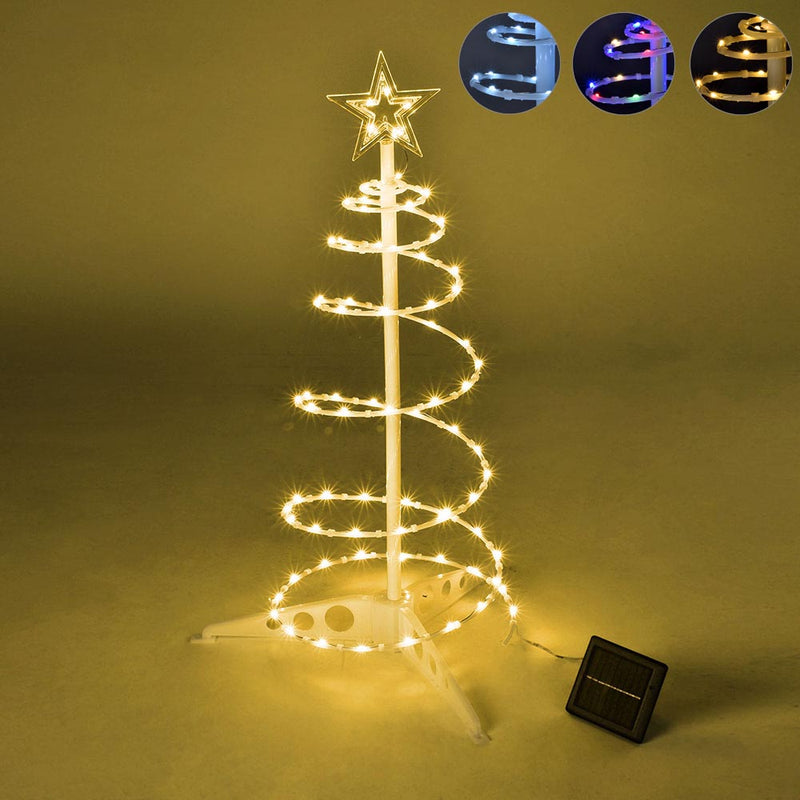 DIY 2' Spiral Christmas Tree Light Solar Powered