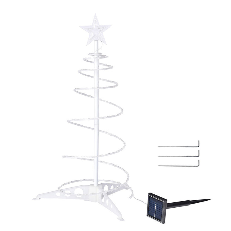 DIY 2' Spiral Christmas Tree Light Solar Powered