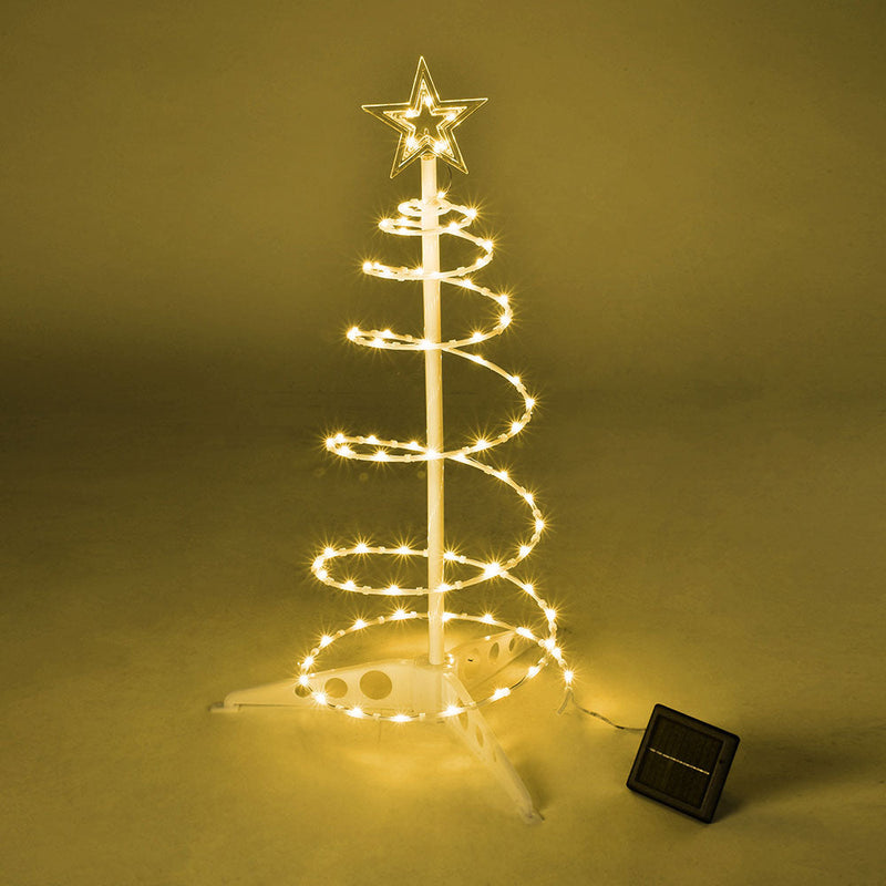 DIY 2' Spiral Christmas Tree Light Solar Powered