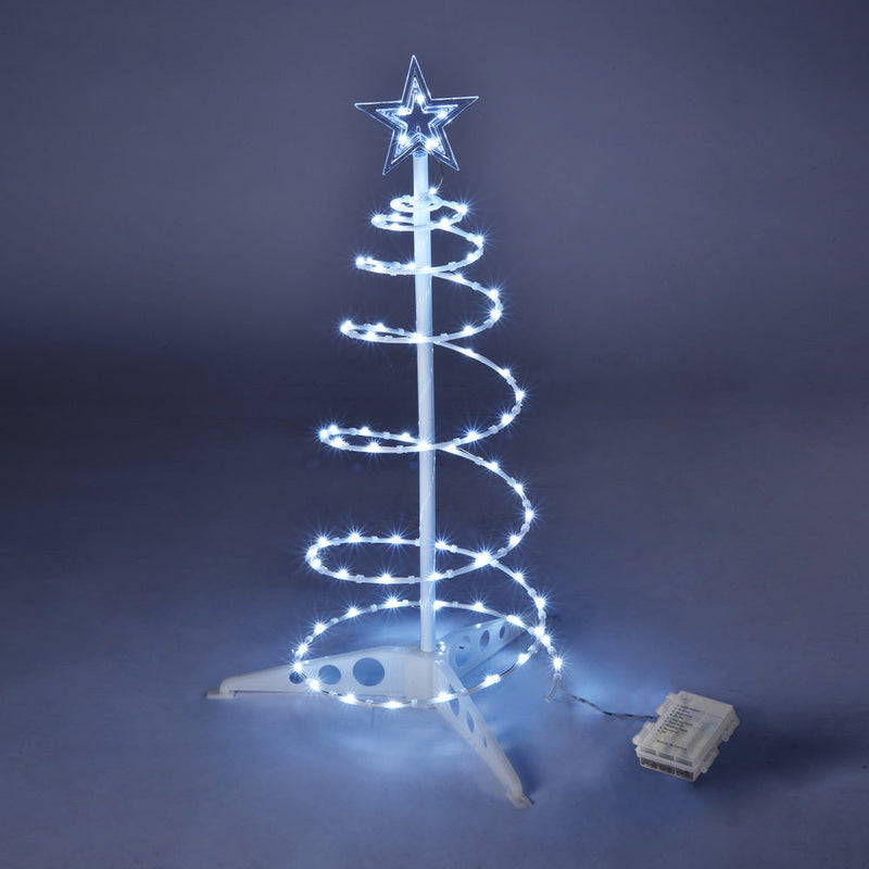 DIY 2ft Spiral Christmas Tree Small Battery Operated