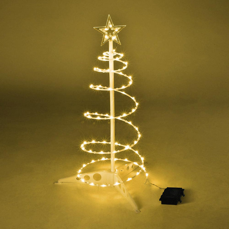 DIY 2ft Spiral Christmas Tree Small Battery Operated