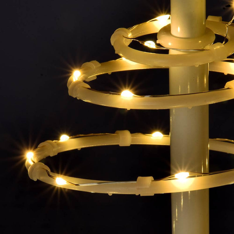 DIY 2ft Spiral Christmas Tree Small Battery Operated