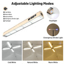 Yescom Rechargeable Magnetic Work Light w/ Flashlight for Garage