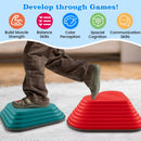 11 Pieces Kids Stepping Stones Stackable Balance Blocks Indoor Outdoor-Multicolor by LJGDeals