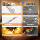 Yescom Curtain Fairy Lights 8-modes Lights Changing