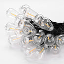 Yescom 110V Commercial String Lights 100-Bulbs 200ft - (4x)50ft