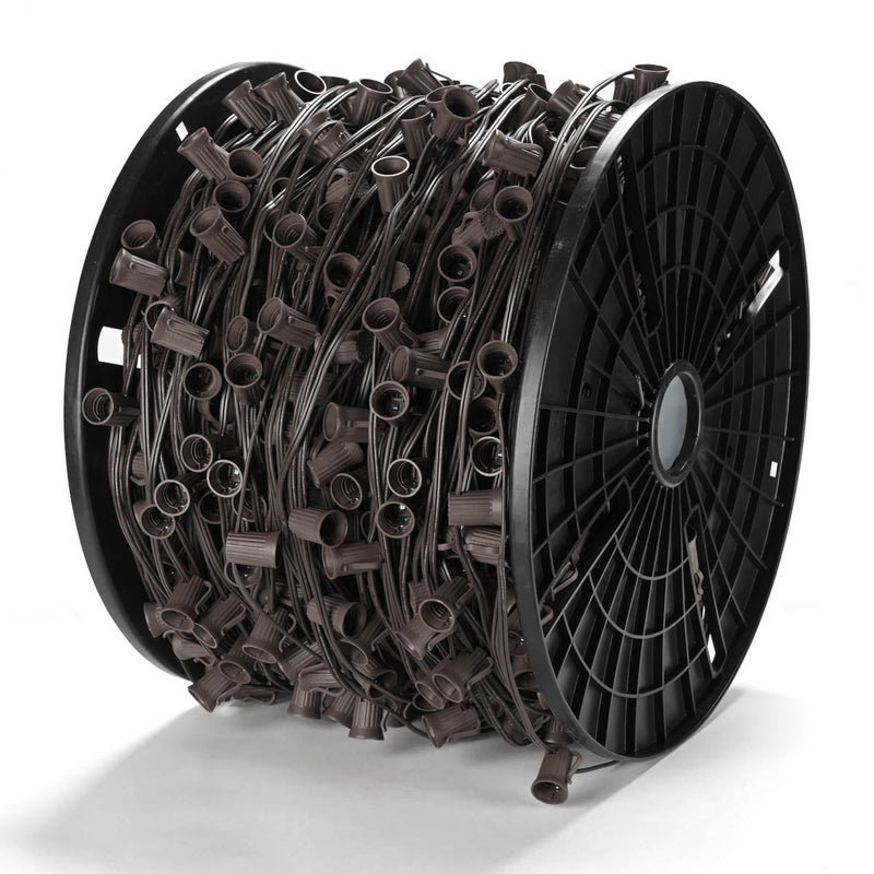 Yescom Commercial C9 Stringer Light with Sockets & Spool SPT-1W