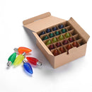 Yescom Commercial Faceted C9 Bulbs (25 Count)