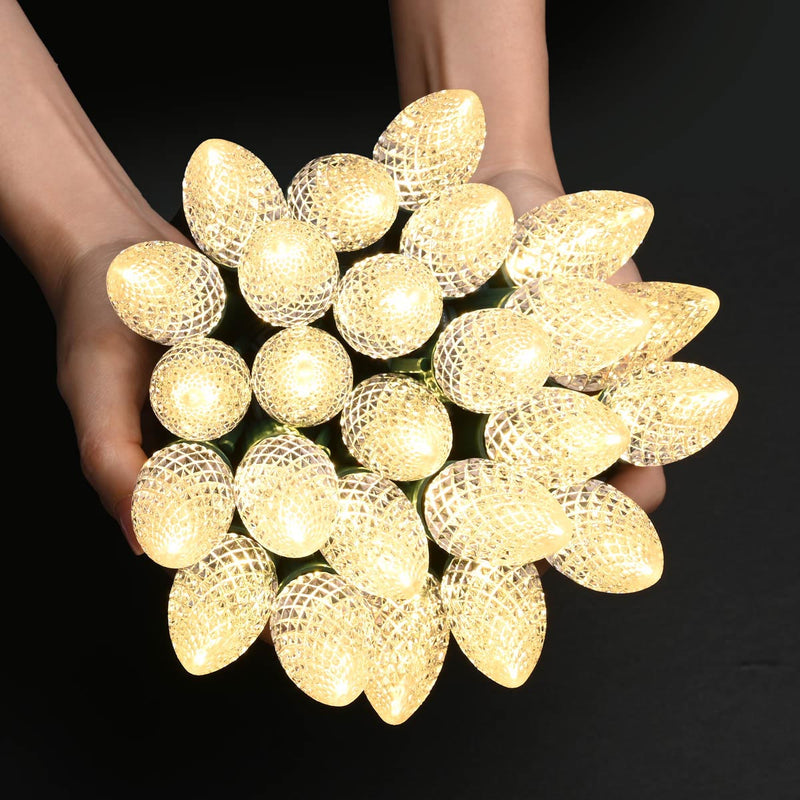 Yescom Commercial Faceted C9 Bulbs (25 Count)