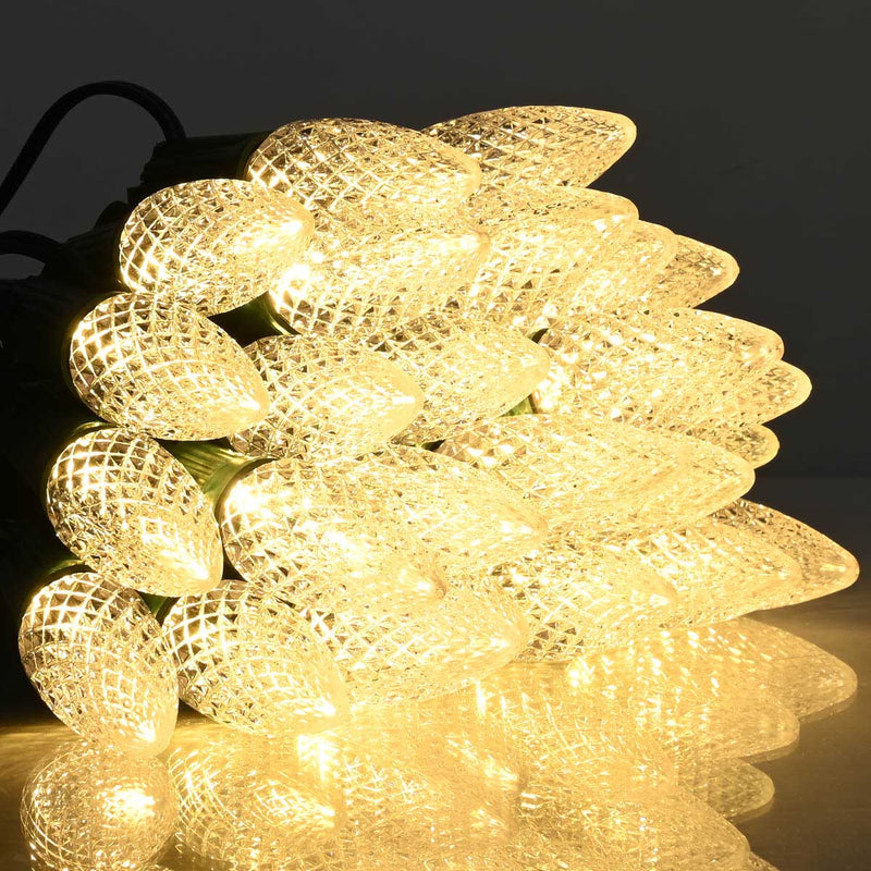 Yescom Commercial Faceted C9 Bulbs (25 Count)