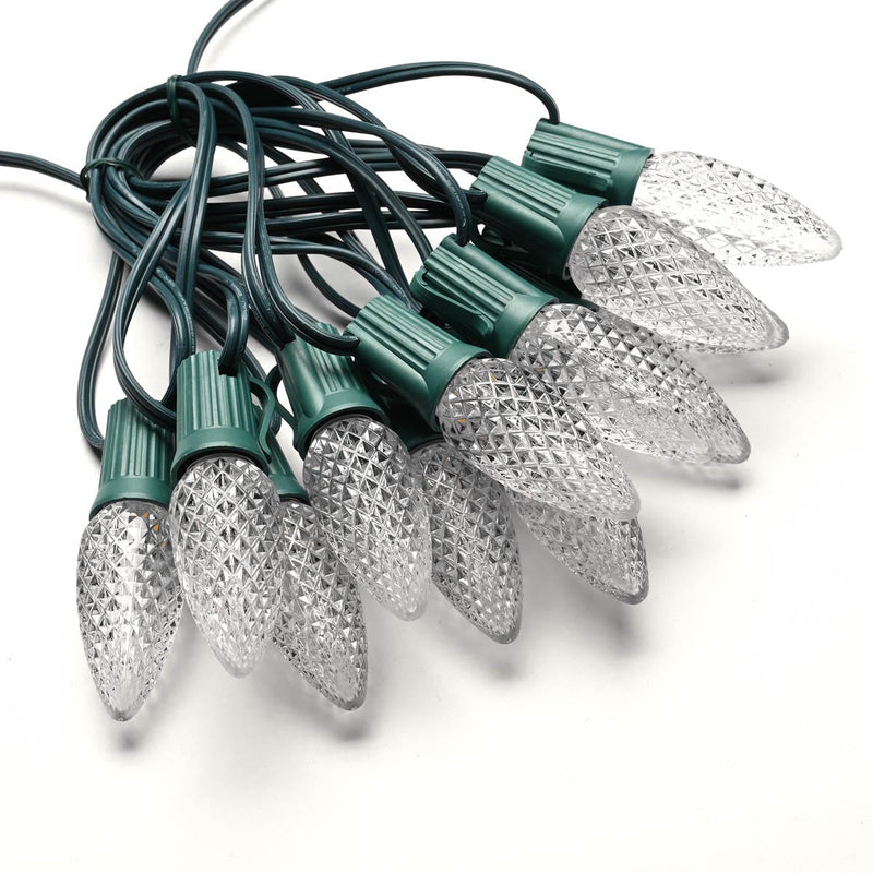 Yescom Commercial Faceted C9 Bulbs (25 Count)