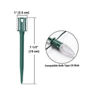 Yescom C7 C9 Christmas Light Clips, Hangers, Stakes, End Caps