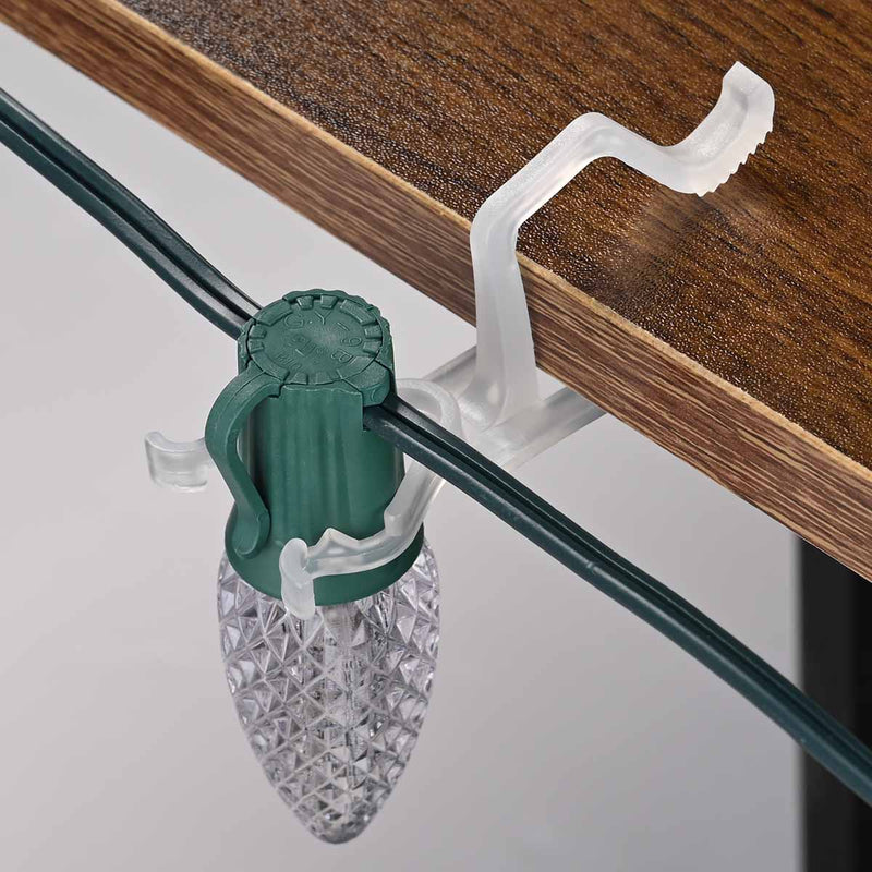 Yescom C7 C9 Christmas Light Clips, Hangers, Stakes, End Caps