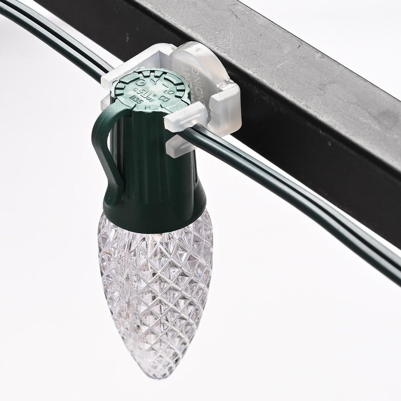 Yescom C7 C9 Christmas Light Clips, Hangers, Stakes, End Caps