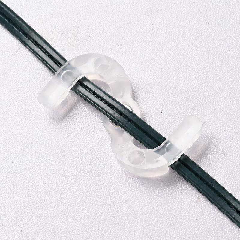 Yescom C7 C9 Christmas Light Clips, Hangers, Stakes, End Caps